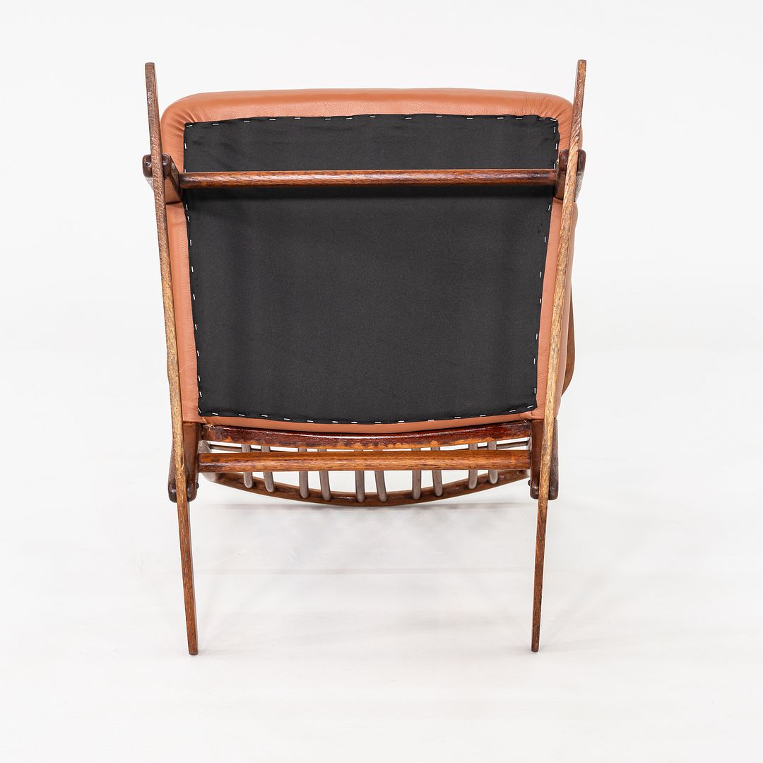 1950s Hans Wegner ML-33 Rocking Chair for Mikael Laursen, Crafted in Solid Oak