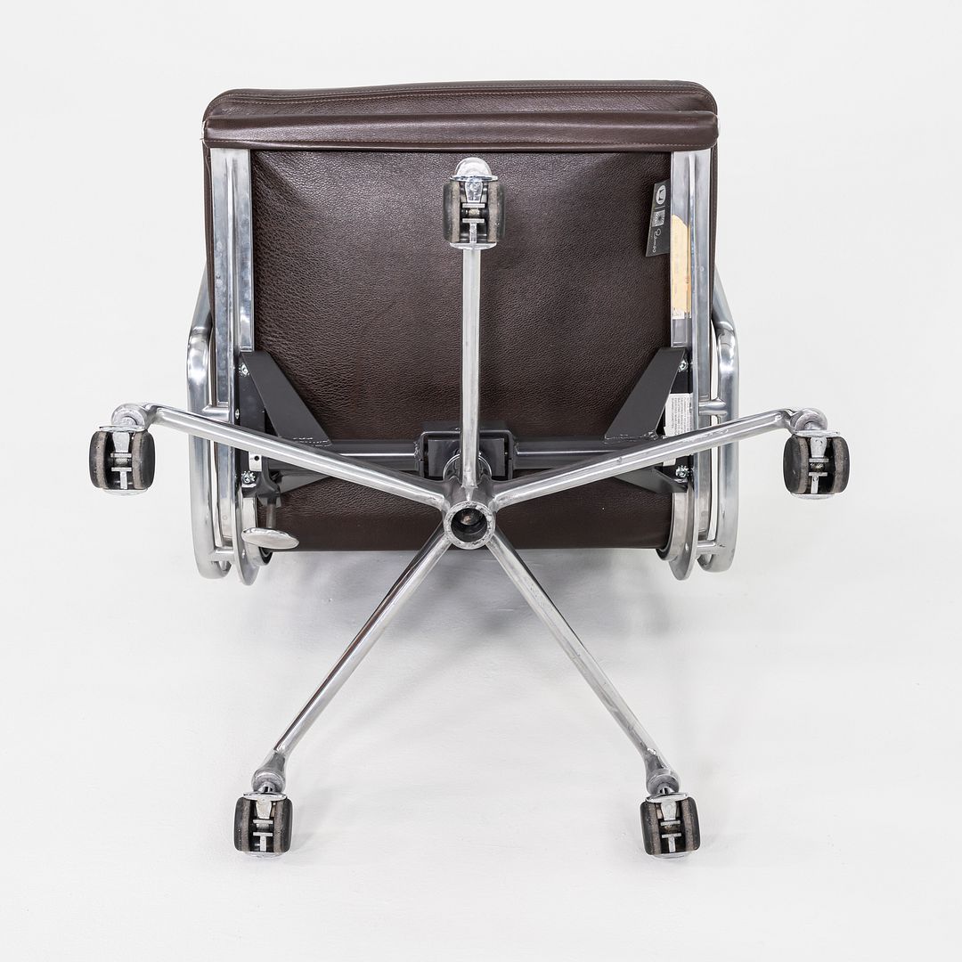 2009 Herman Miller Eames Soft Pad Management Desk Chair Brown Leather 7x Avail