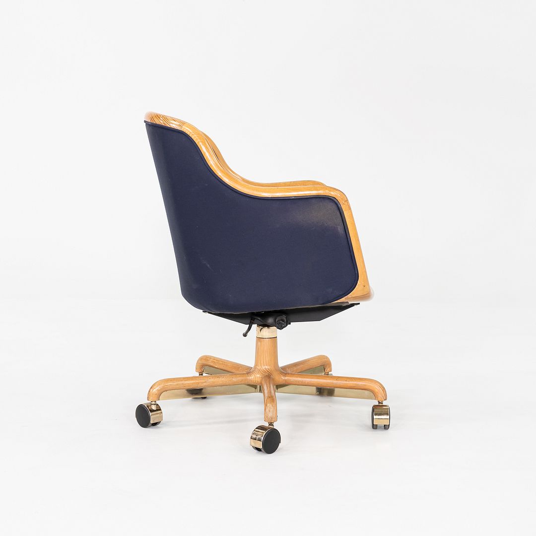 1986 Ward Bennett for Brickel Associates Executive Office Chair in Oak 6x Avail