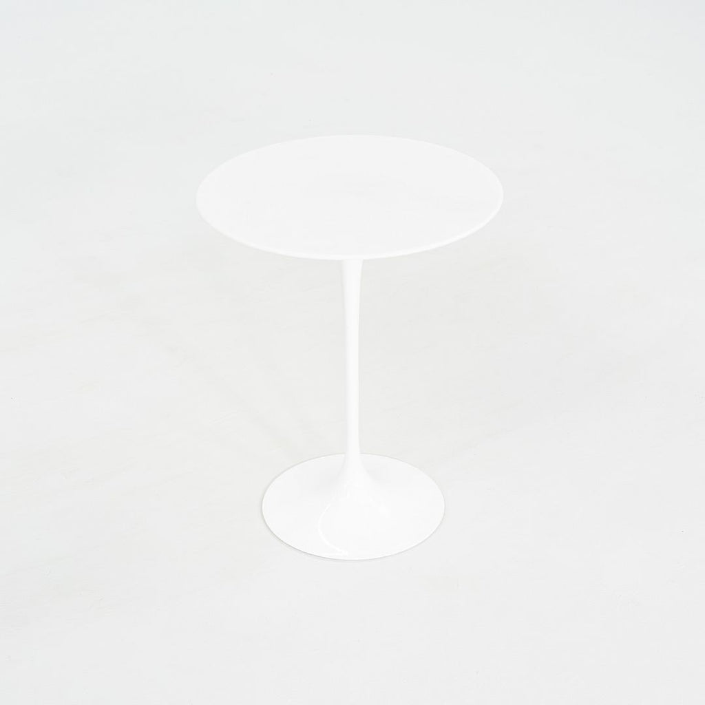 C. 2022 Eero Saarinen for Knoll Tulip Side Table in Lasa Classico Marble 16" Top