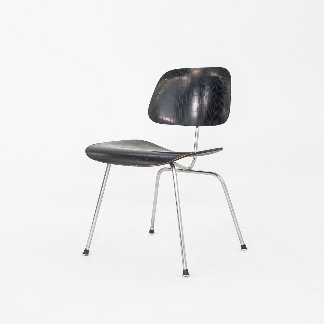 1954 Charles and Ray Eames for Herman Miller DCM Dining Chair w/ Ebonized Finish