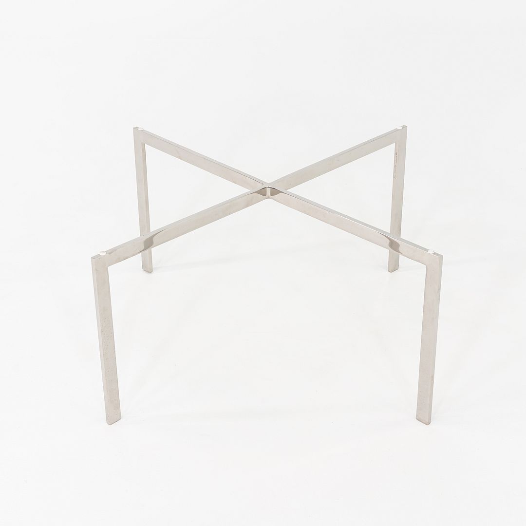 2000s Mies van der Rohe for Knoll Barcelona Glass Coffee Table 40 inch 2x Avail