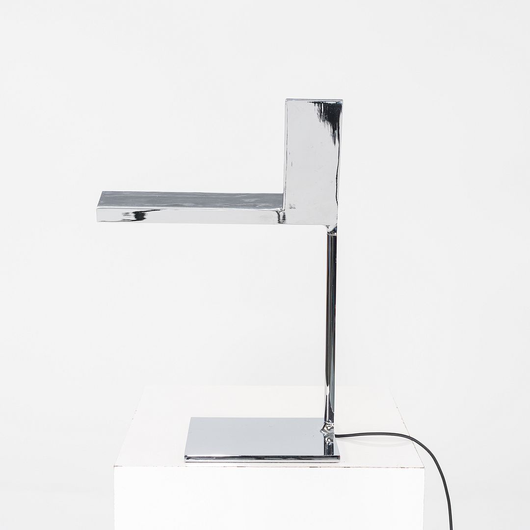 SOLD 2014 Philippe Starck for Flos D’e-Light Chrome Aluminum and Steel Table Lamp
