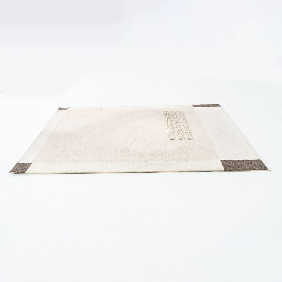 C. 1998 Kurt Meinecke for Herman Miller Textured Tibetan Tufted Rug 5x8 feet
