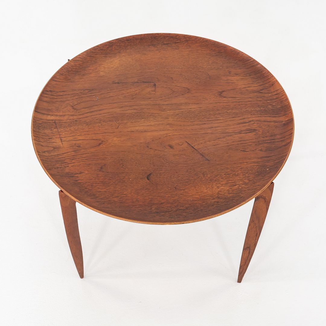 1960s H Engholm and Svend Aage Willumsen for Fritz Hansen Foldable Tray Table