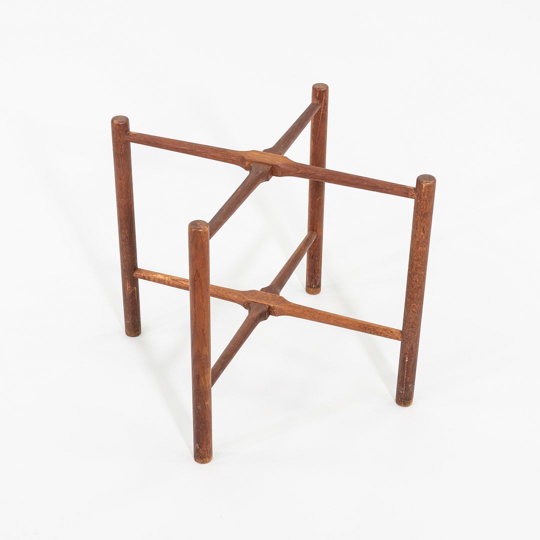 1960 PP35 Hans Wegner for Andreas Tuck Tray Top Occassional Table in Teak & Oak