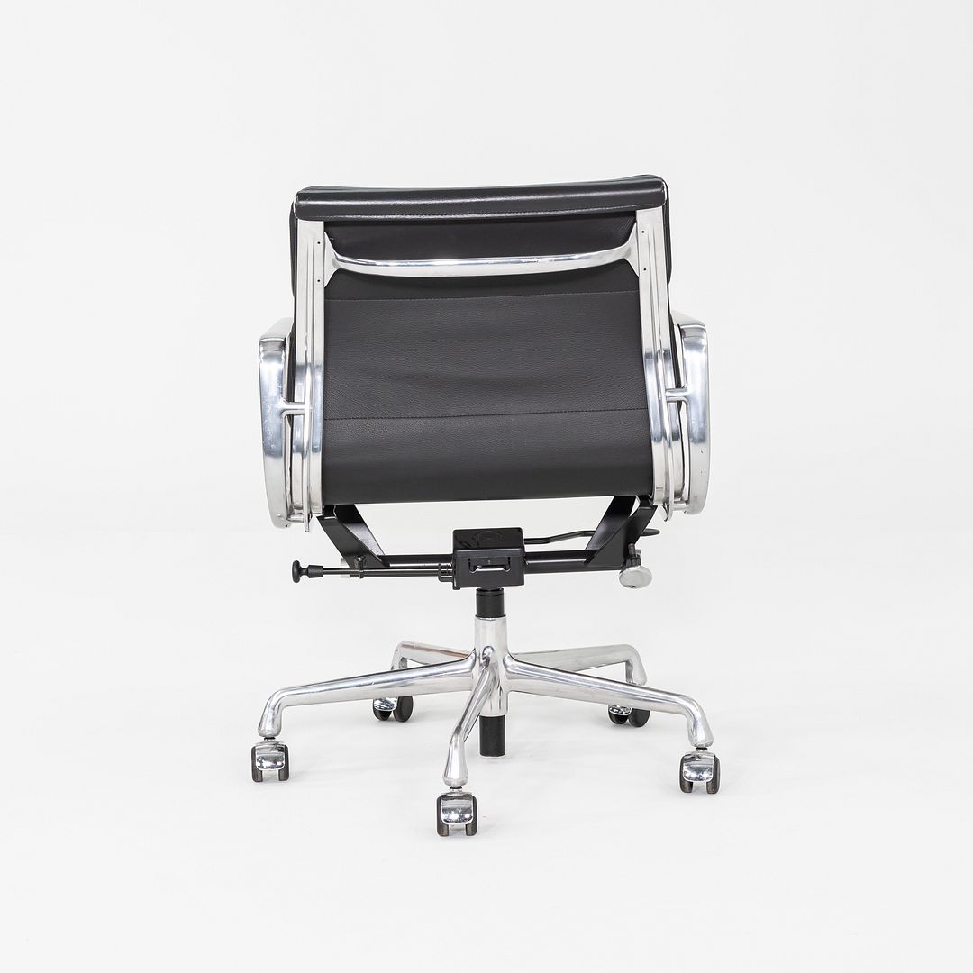 2012 Herman Miller Eames Soft Pad Management Desk Chair Black Leather 1x Avail