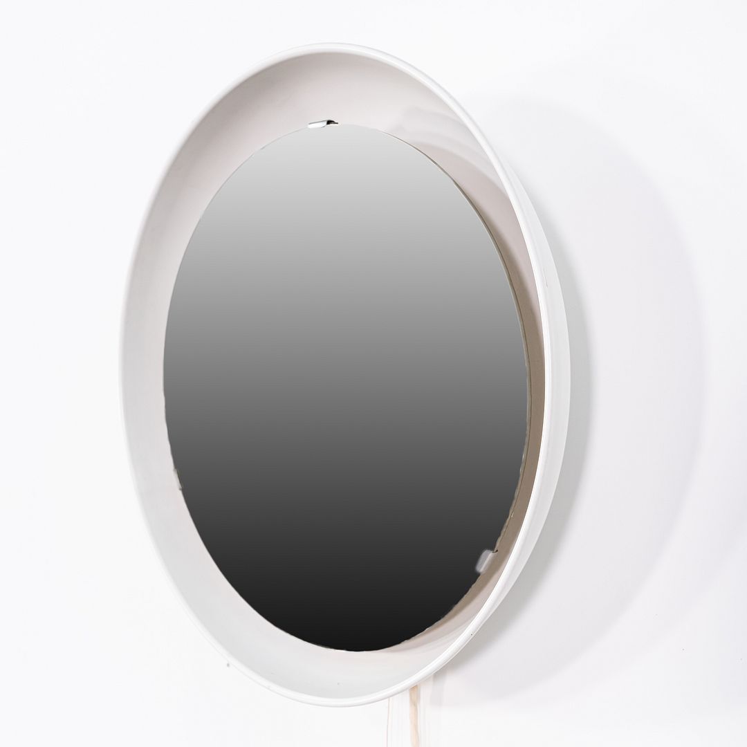 C. 1965 Poul Henningsen for Louis Poulsen PH Mirror in White, Danish Design