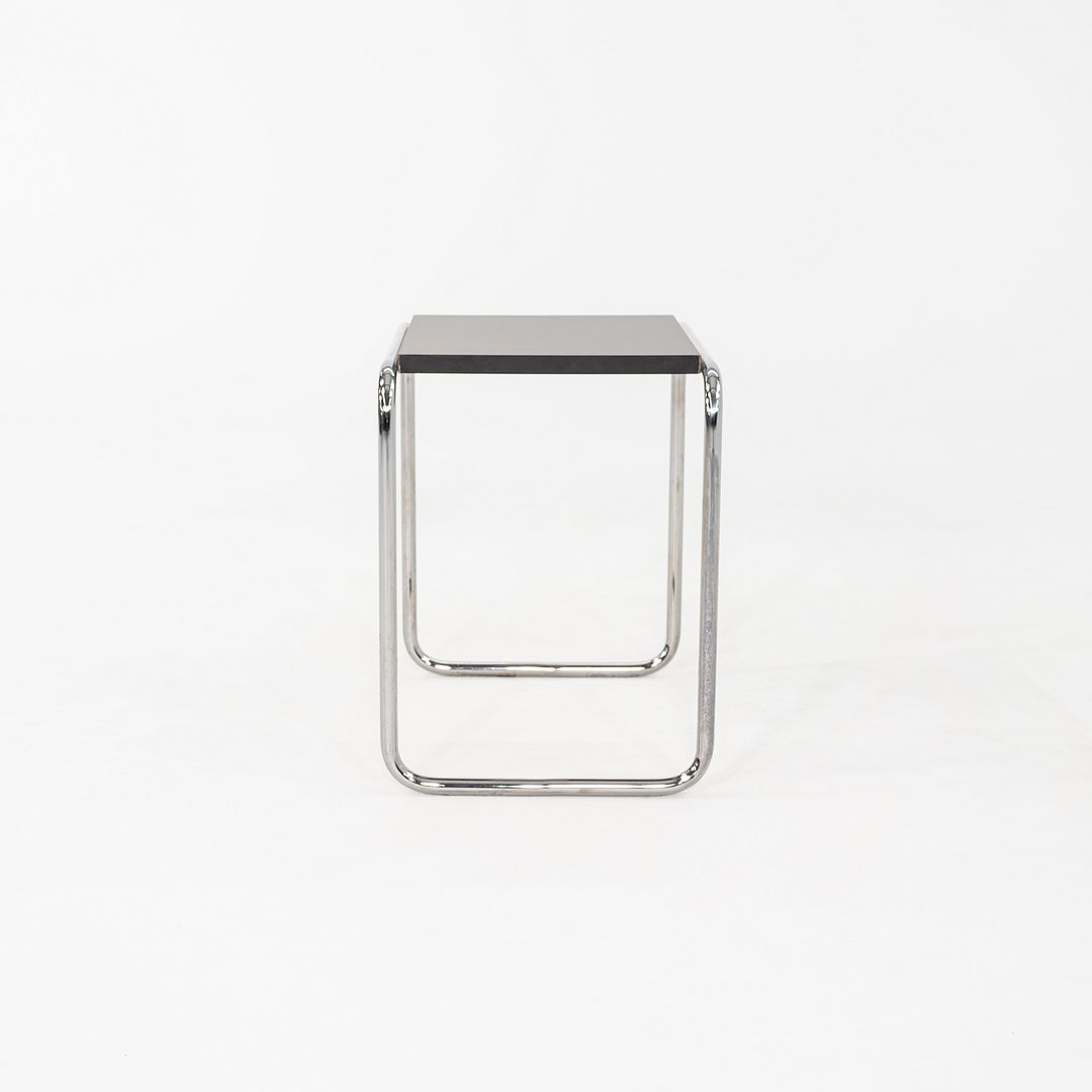 1990s Marcel Breuer for Thonet Laccio Side Table in Black 12+ Available