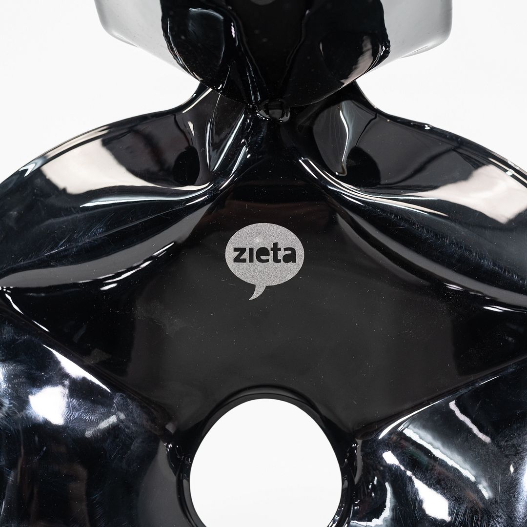 2020s Oskar Zieta for Zieta Plopp Counter Stool Steel w/ Black Finish 8x Avail