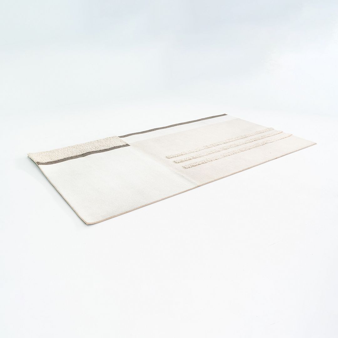 C. 1998 Kurt Meinecke for Herman Miller Textured Hand-Knotted Rug 5x10 feet