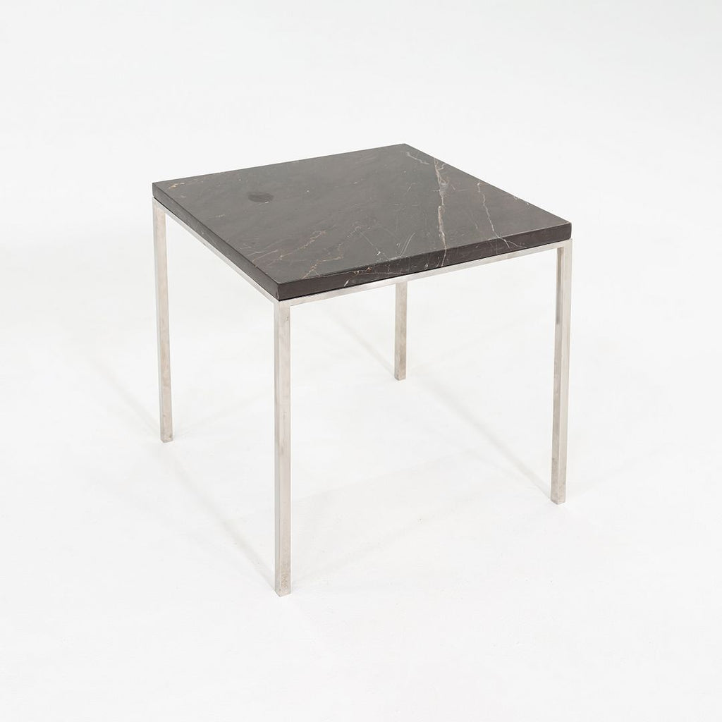 1966 Gordon Bunshaft & Davis Allen for SOM Marble & Steel Side Table Model TA-35