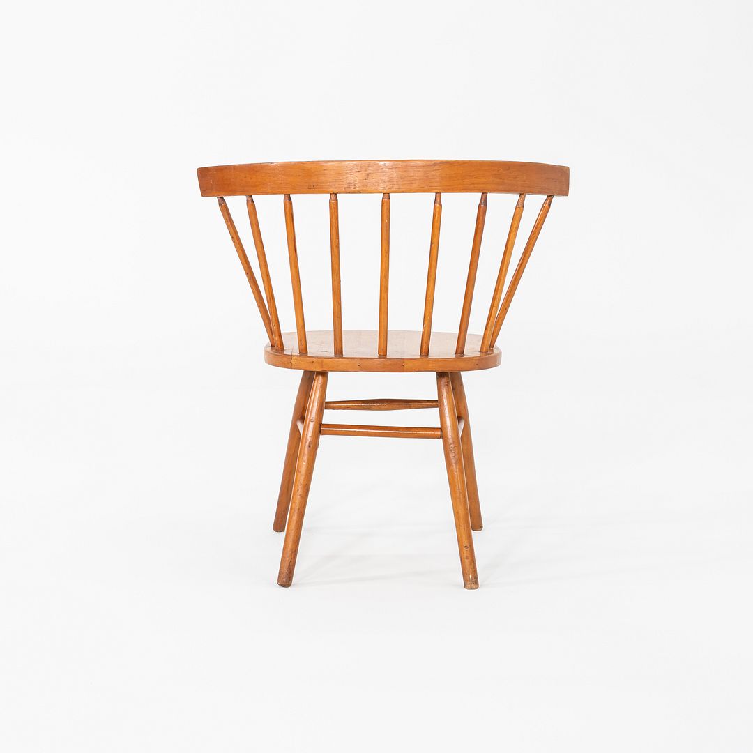 1949 George Nakashima for Knoll N19 Straight Chair in Solid Birch Early Example