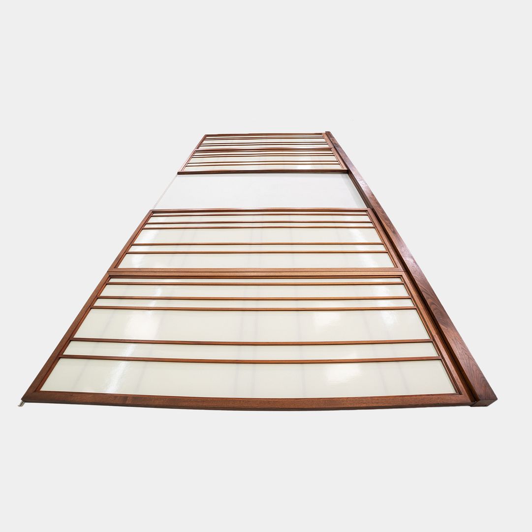 1960s Set of Four American Black Walnut Shoji Panels, Attributed to Nakashima