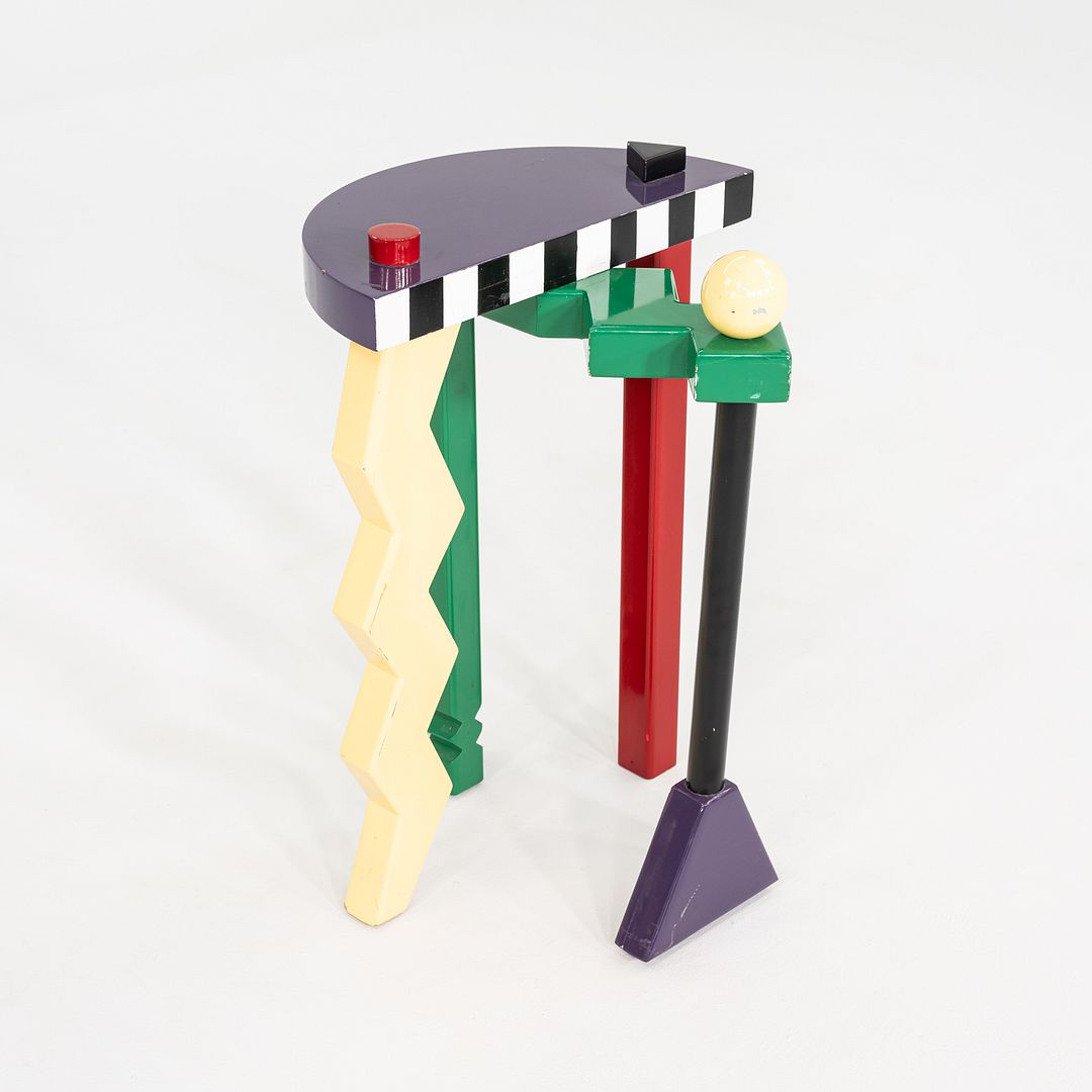 1990s Pair of Postmodern Memphis-Style Tables Designed by Thor Design Studio