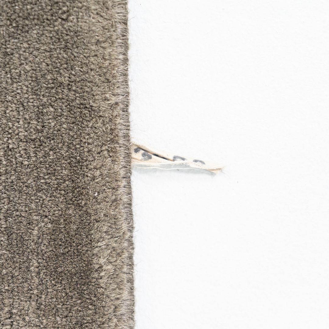 2000s Hand Knotted Large Area Rug in Grey and White from Nepal 14 x 14 feet