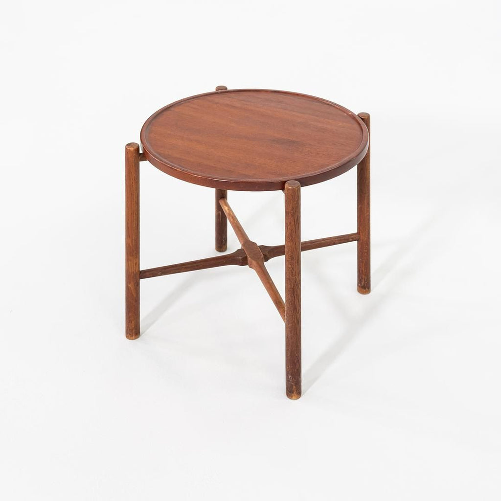 1960 PP35 Hans Wegner for Andreas Tuck Tray Top Occassional Table in Teak & Oak