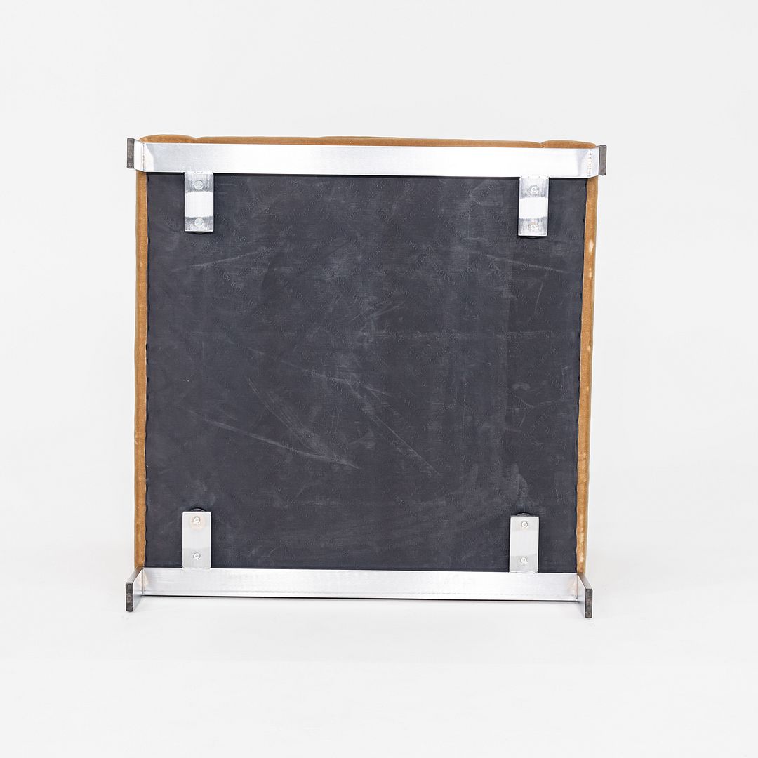 2010s Lord Norman Foster for Walter Knoll Model 500 Arm Lounge Chair Tan Fabric