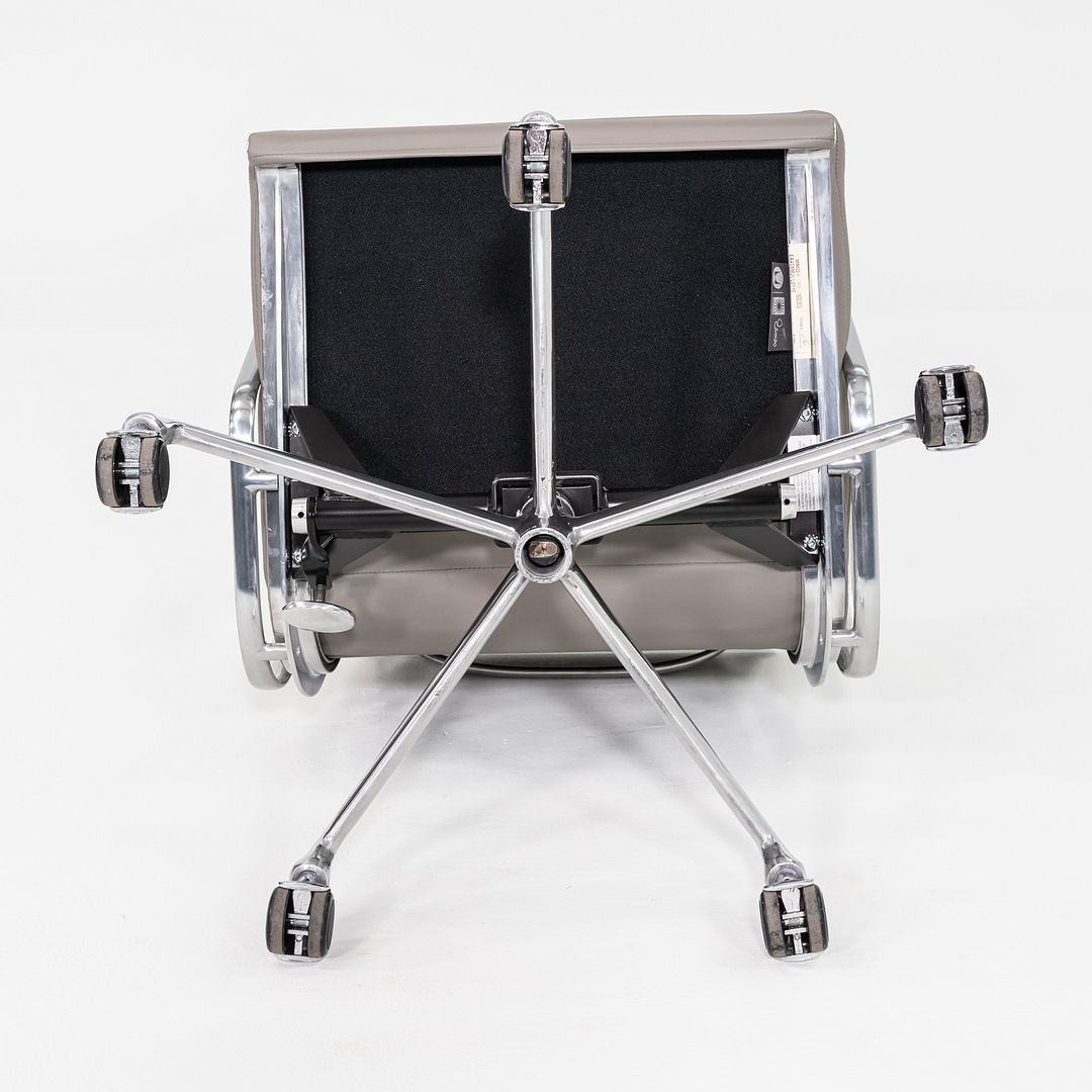 2013 Herman Miller Eames Soft Pad Management Desk Chair Grey Leather 3x Avail