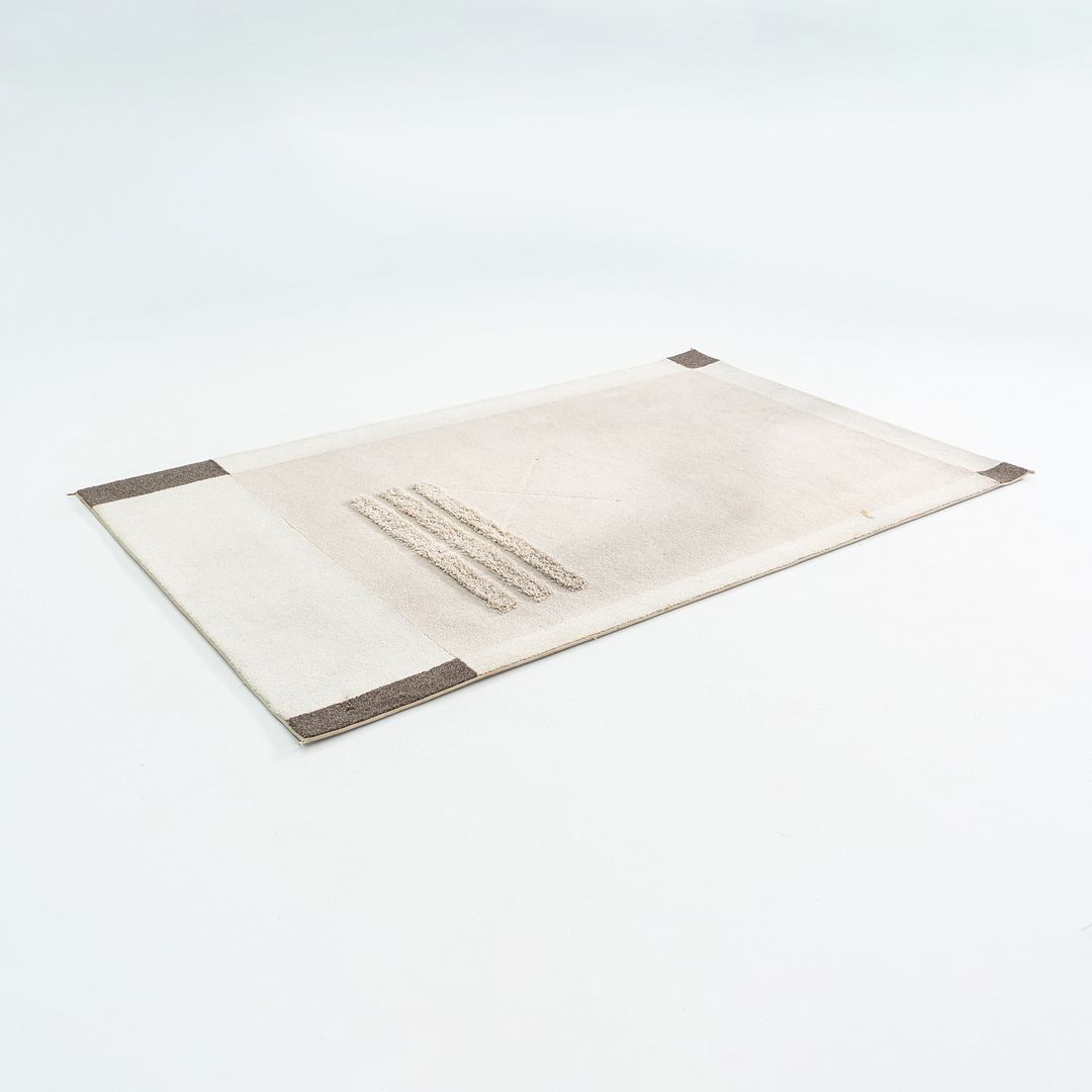 C. 1998 Kurt Meinecke for Herman Miller Textured Tibetan Tufted Rug 5x8 feet