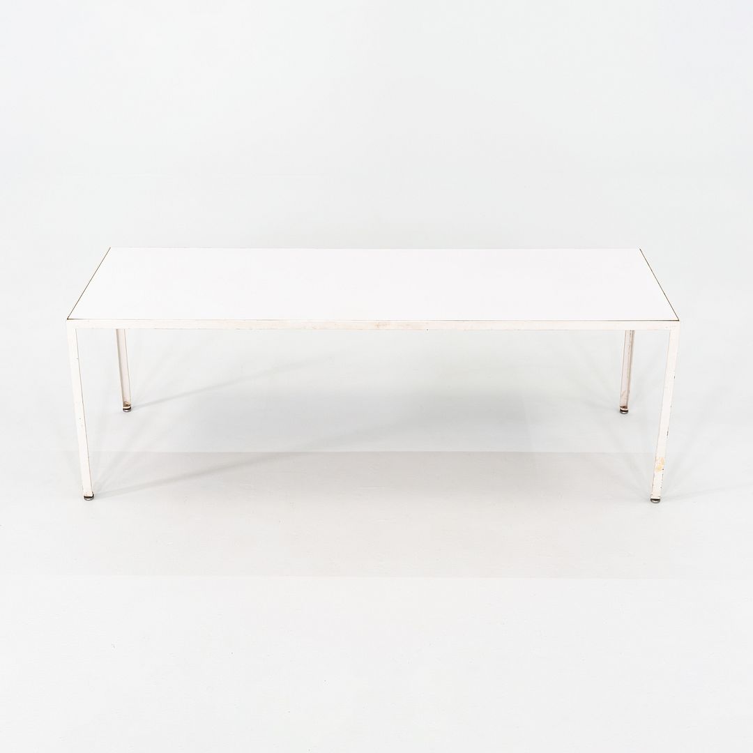 1950s George Nelson for Herman Miller Steel Frame Series 5150 Coffee Table White