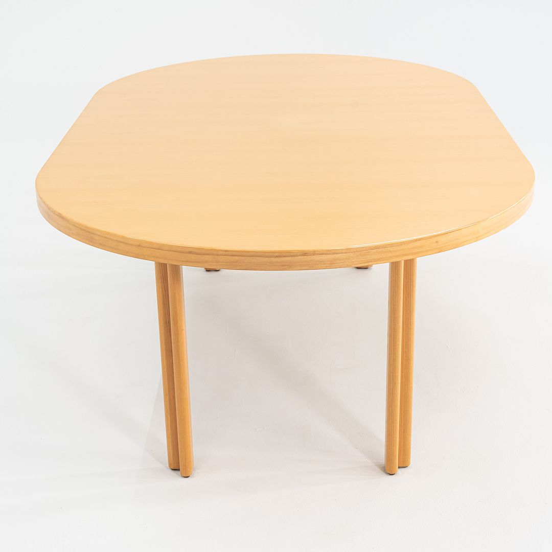 1970s Alvar & Aino Aalto for Artek H Leg Extension Dining Table in Beech