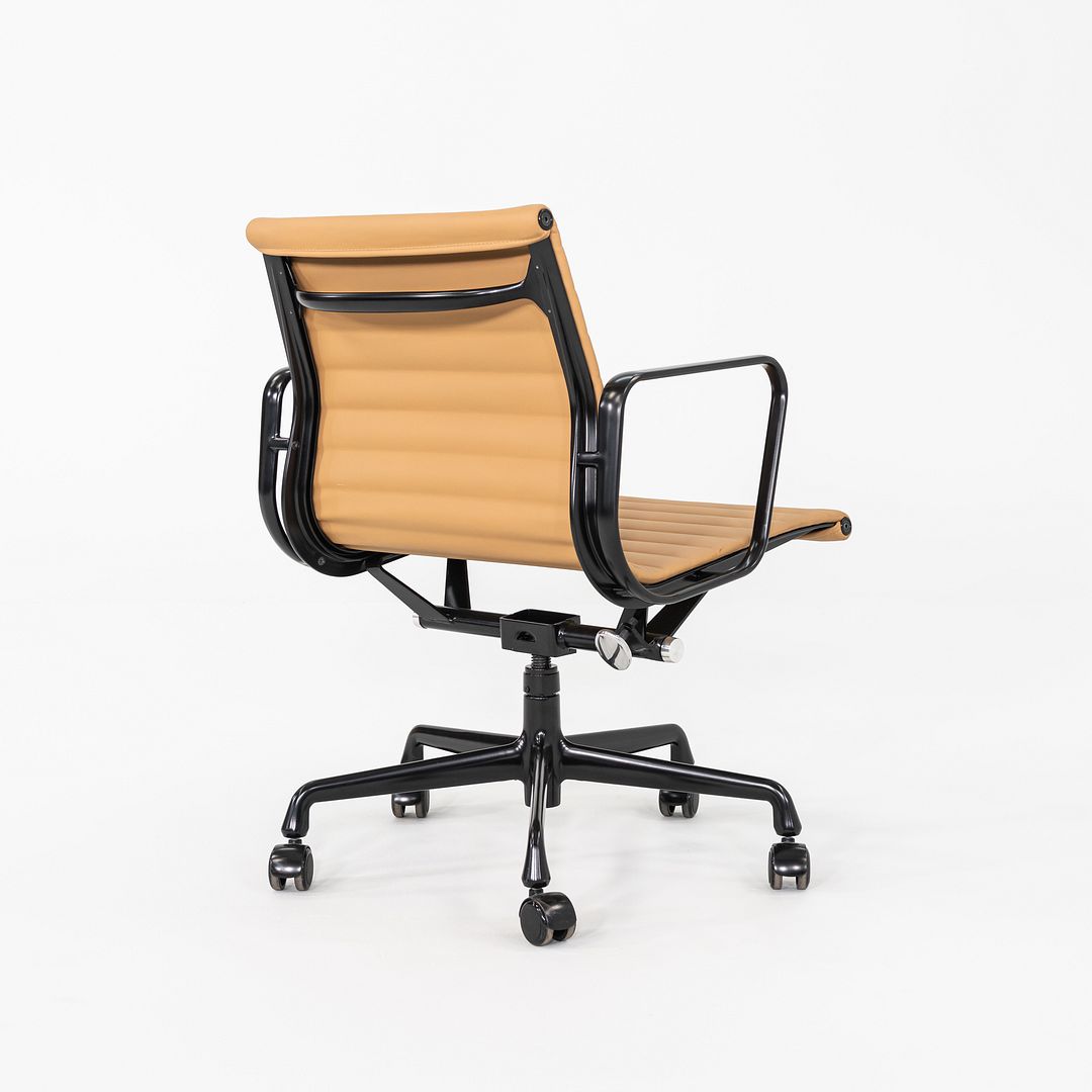 2022 Herman Miller Eames Aluminum Group Management Desk Chair in Tan, 2x Avail