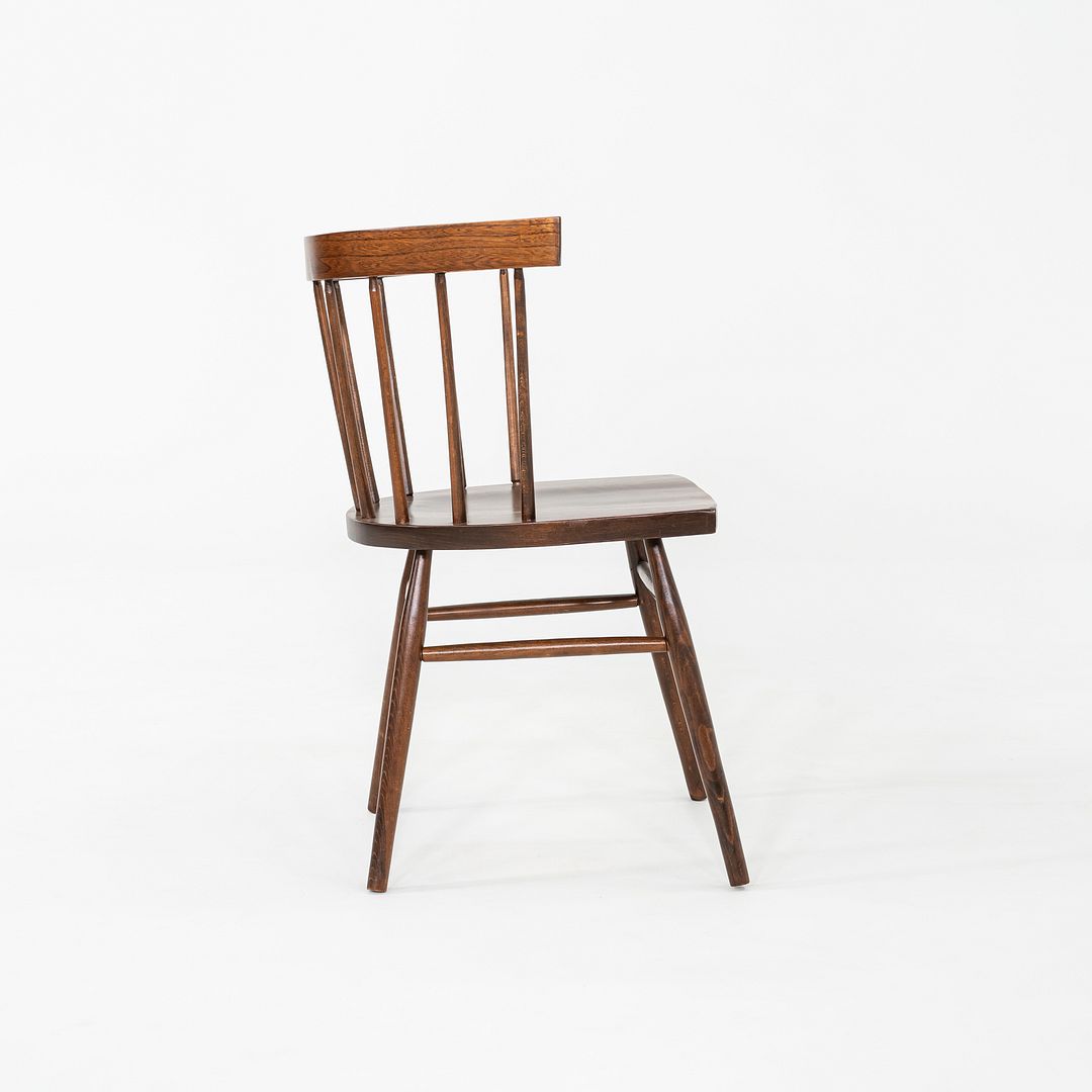 SOLD 1949 George Nakashima for Knoll N19 Straight Chair in Walnut, Freshly Refinished