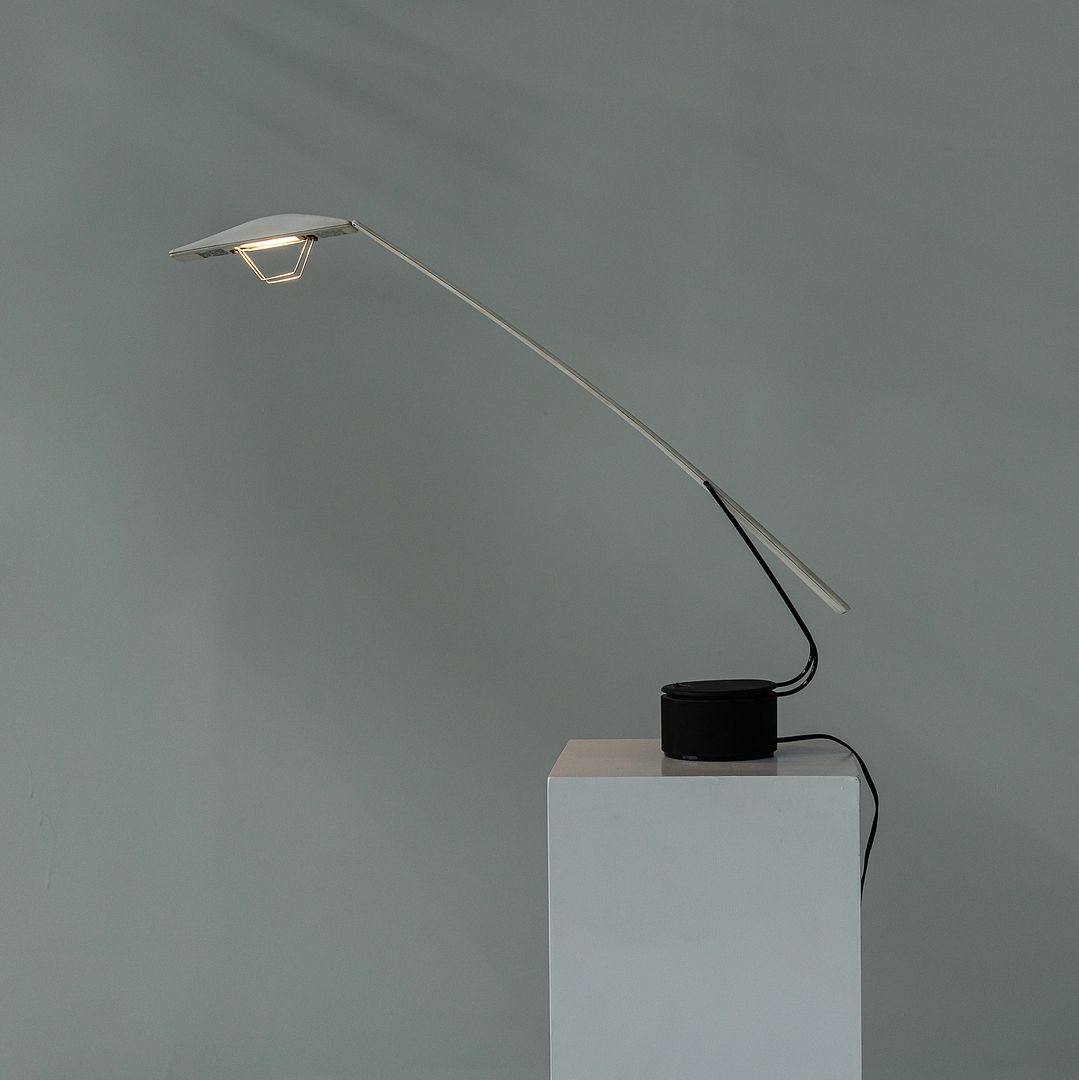 1980s Dove Table Lamp in White by Mario Barbaglia & Marco Colombo of PAF Studio