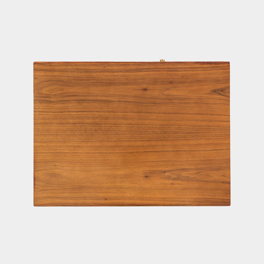 1970s Jens Risom Design 27 inch Cabinet / Nightstand in Walnut w/ One Drawer