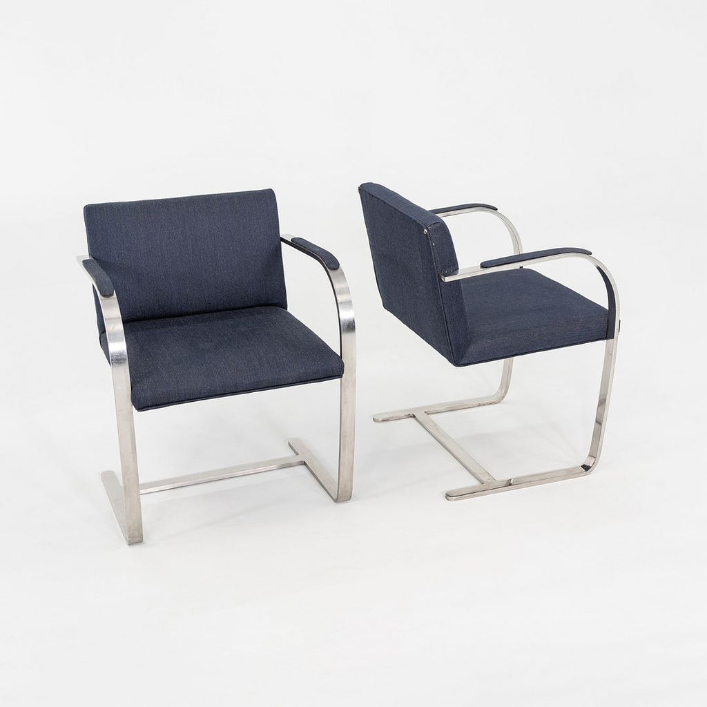 1959 Pair of Mies van der Rohe Brno Dining Chairs from Four Seasons Restaurant