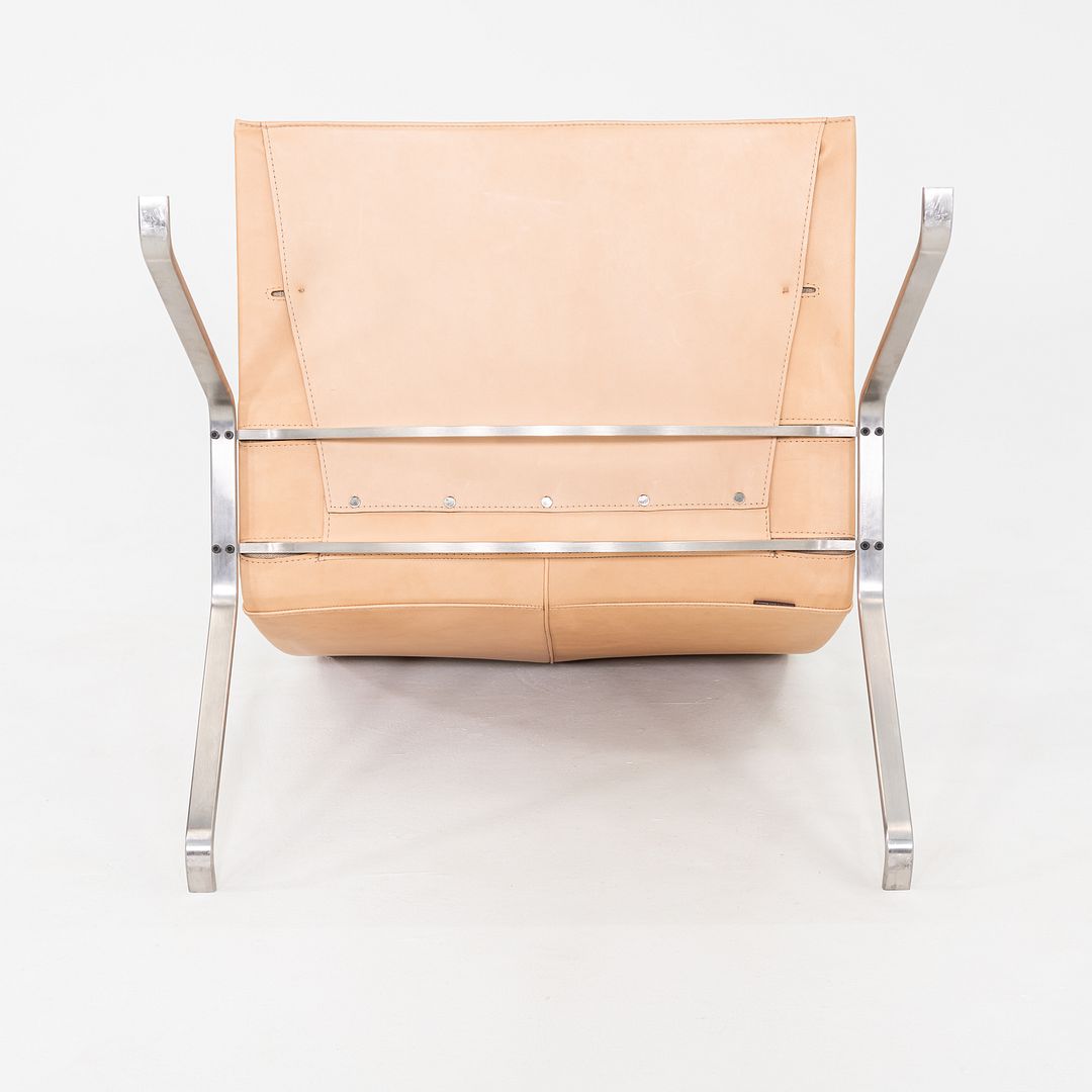 2020 Poul Kjaerholm for Fritz Hansen PK22 Lounge Chair Rustic Leather Upholstery