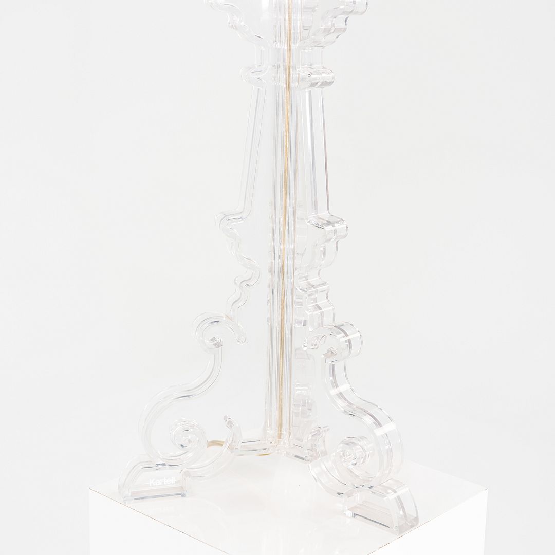 C. 2004 Ferruccio Laviani for Kartell Bourgie Table Lamp in Clear Made in Italy