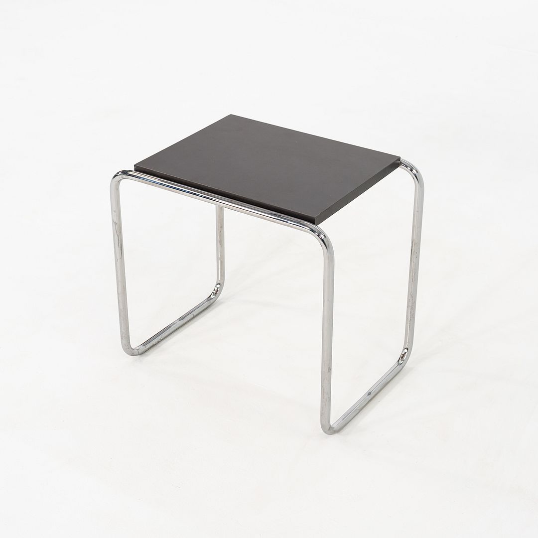 1990s Marcel Breuer for Thonet Laccio Side Table in Black 12+ Available