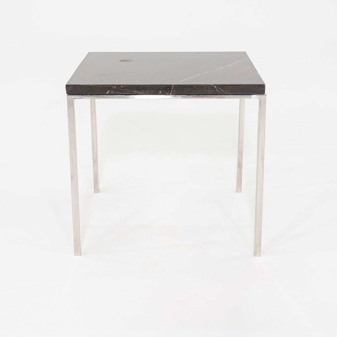 1966 Gordon Bunshaft & Davis Allen for SOM Marble & Steel Side Table Model TA-35