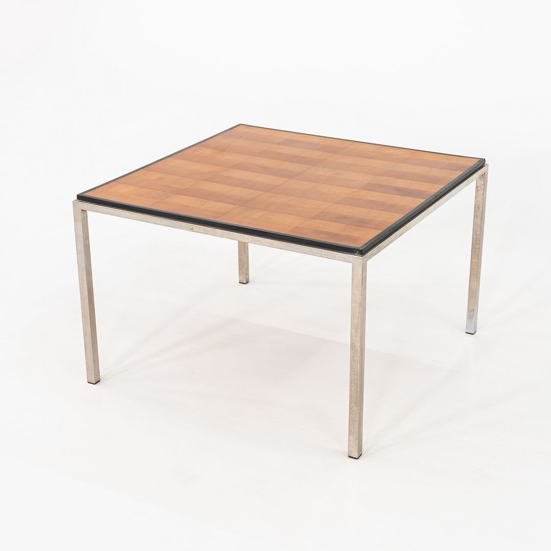 1960s Attributed to Gordon Bunshaft & Davis Allen SOM Stainless Steel Side Table