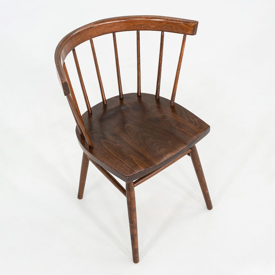 SOLD 1949 George Nakashima for Knoll N19 Straight Chair in Walnut, Freshly Refinished