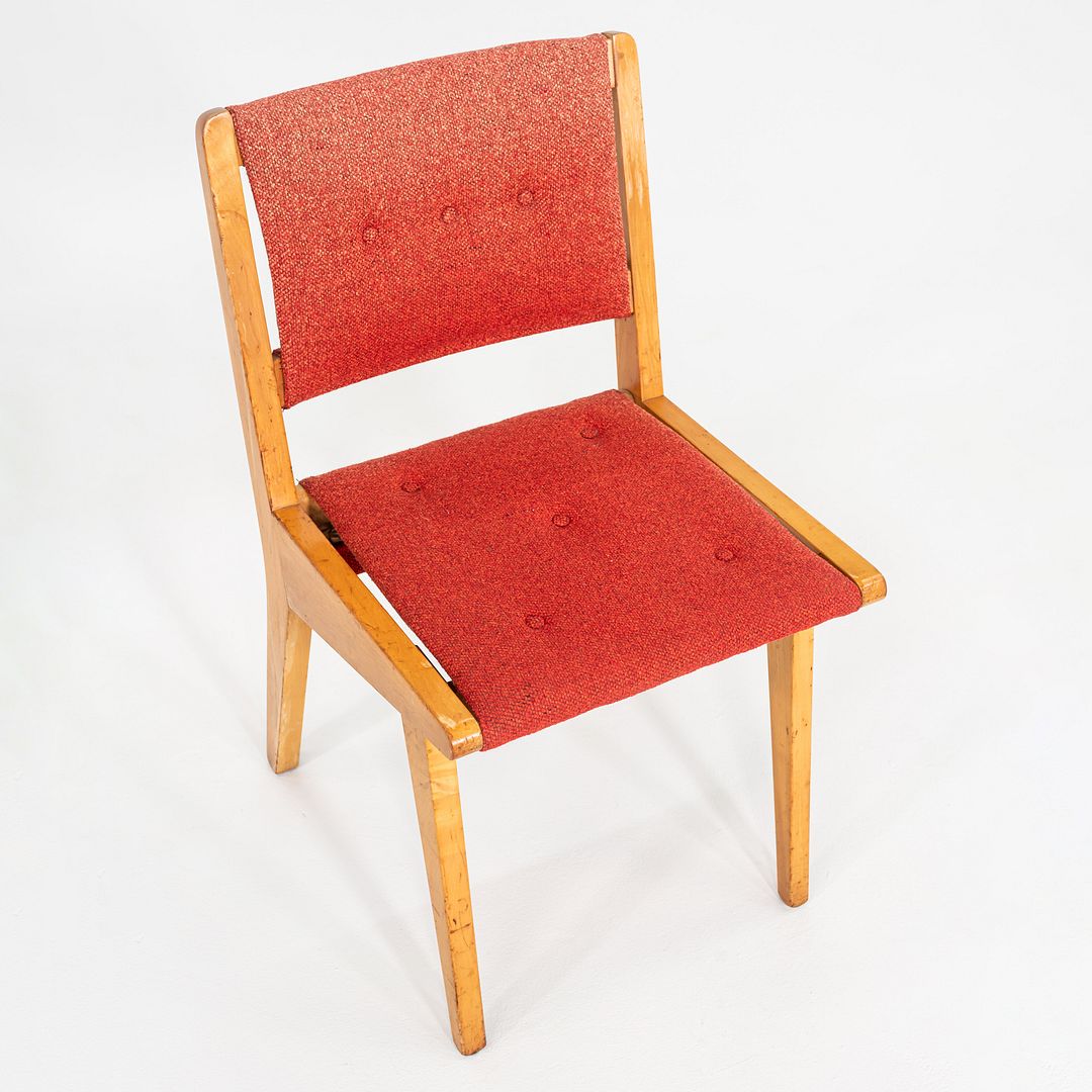 Pair of 1950s Jens Risom Knoll Dining Side Chairs, Architects Machado Silvetti