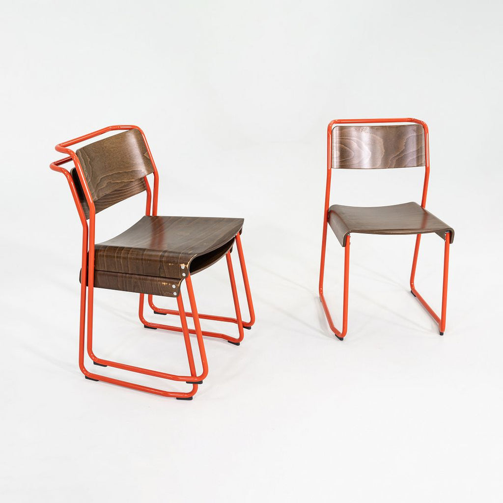 2020s Set of Three Carpenter and Klauser for VG&P Canteen Utility Dining Chairs