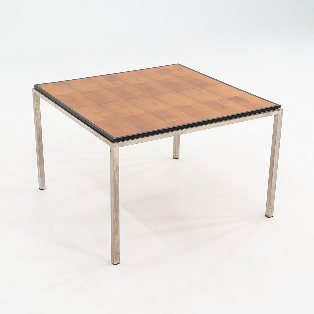 1960s Attributed to Gordon Bunshaft & Davis Allen SOM Stainless Steel Side Table