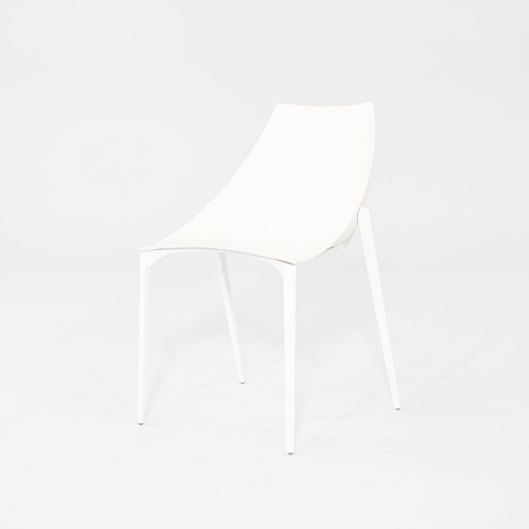 2020s Set of Six Marco Maran for Parri Hoop Stacking Dining Chairs in White