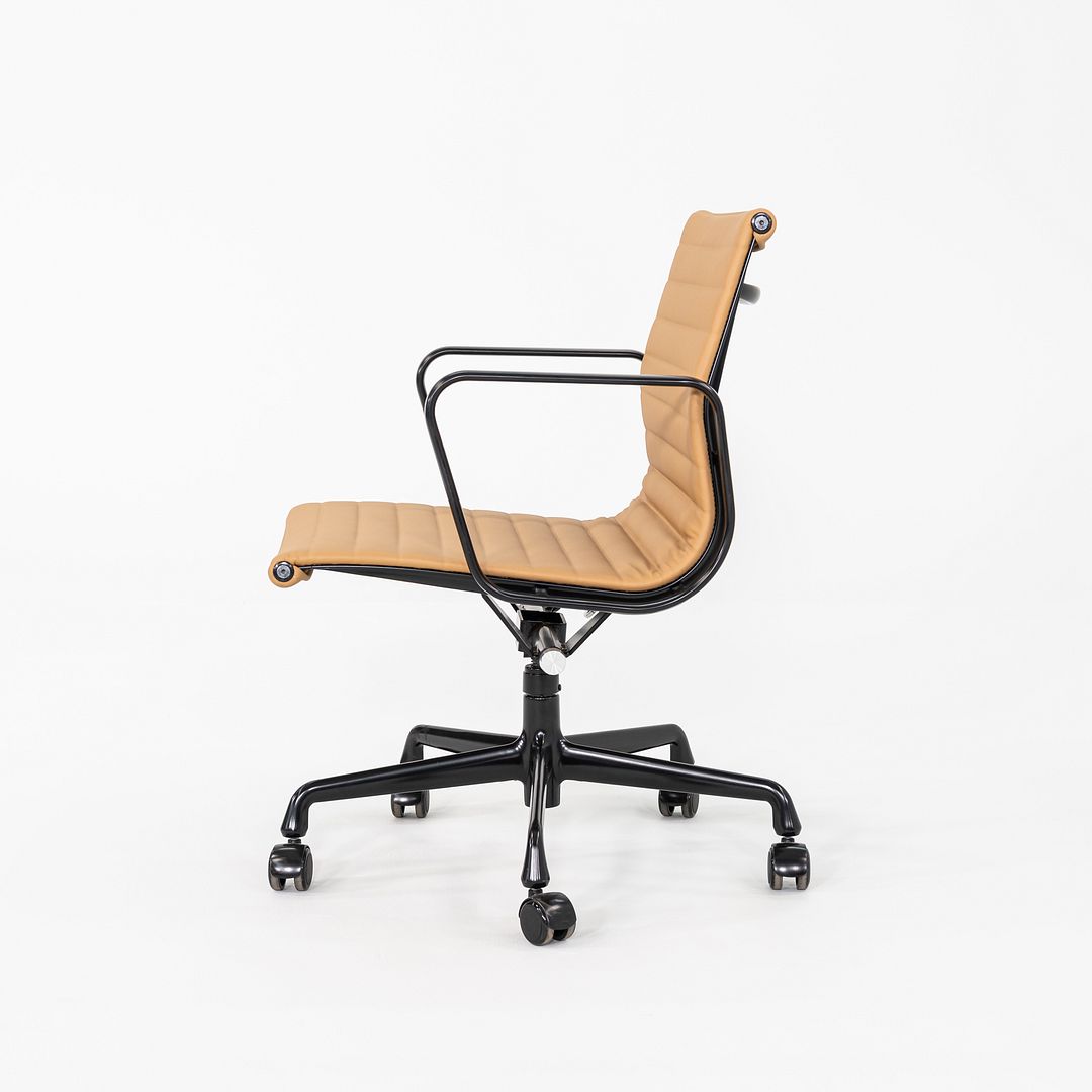 2022 Herman Miller Eames Aluminum Group Management Desk Chair in Tan, 2x Avail