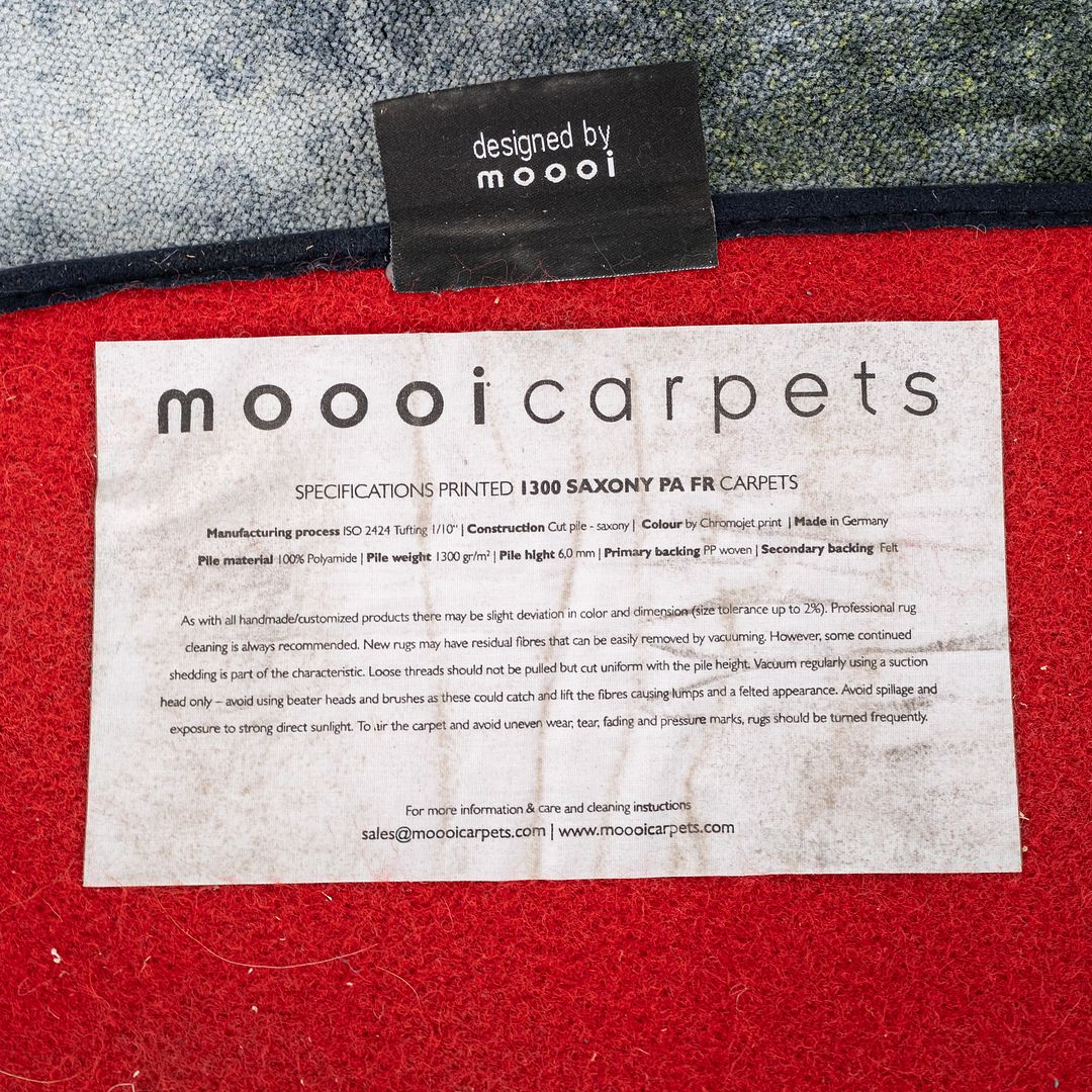 2020s MOOOI Mooon Circular Rug Made in Germany 98 Inch Diameter 2x Available