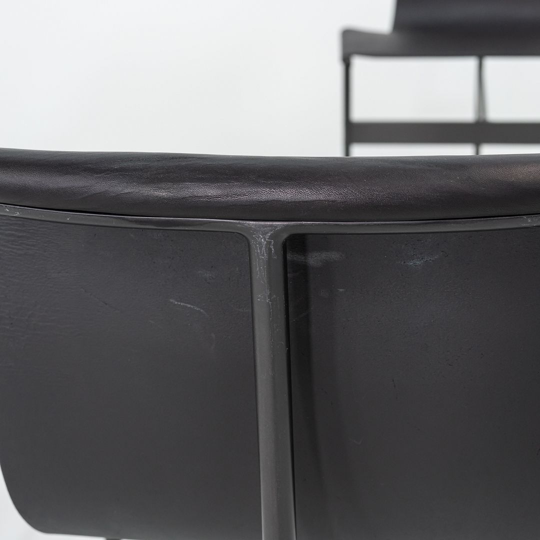 Set of Ten Katavolos Littell and Kelley for Gratz Industries TG-10 Chairs in Black