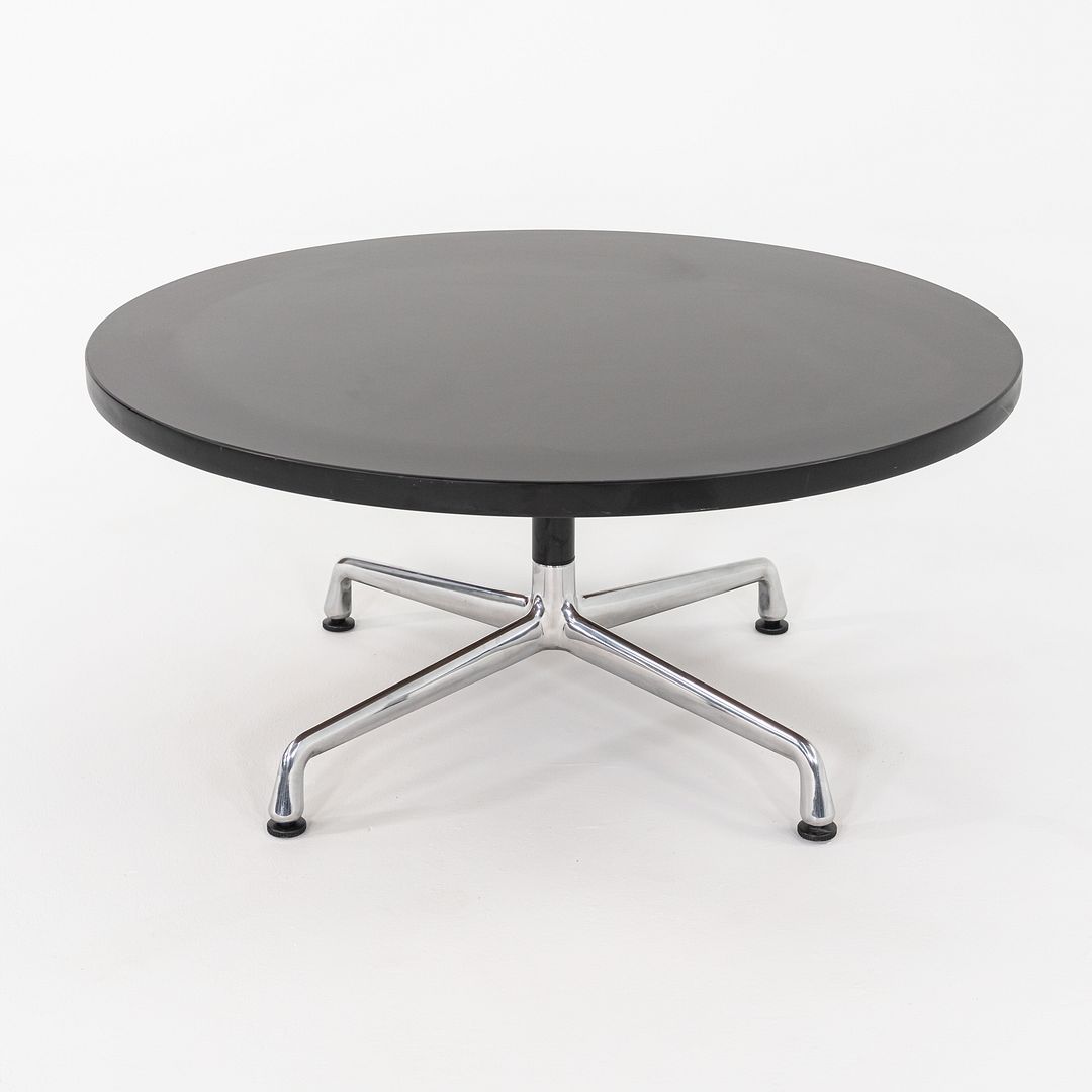 2010s Herman Miller 36 inch Eames Coffee Table in Black Laminate 2x Available