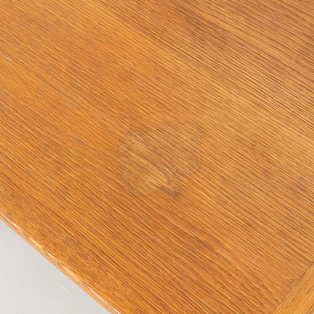 1978 Bill Stephens for Knoll 1300 Series Side End Table in Oak w/ Bentwood Legs