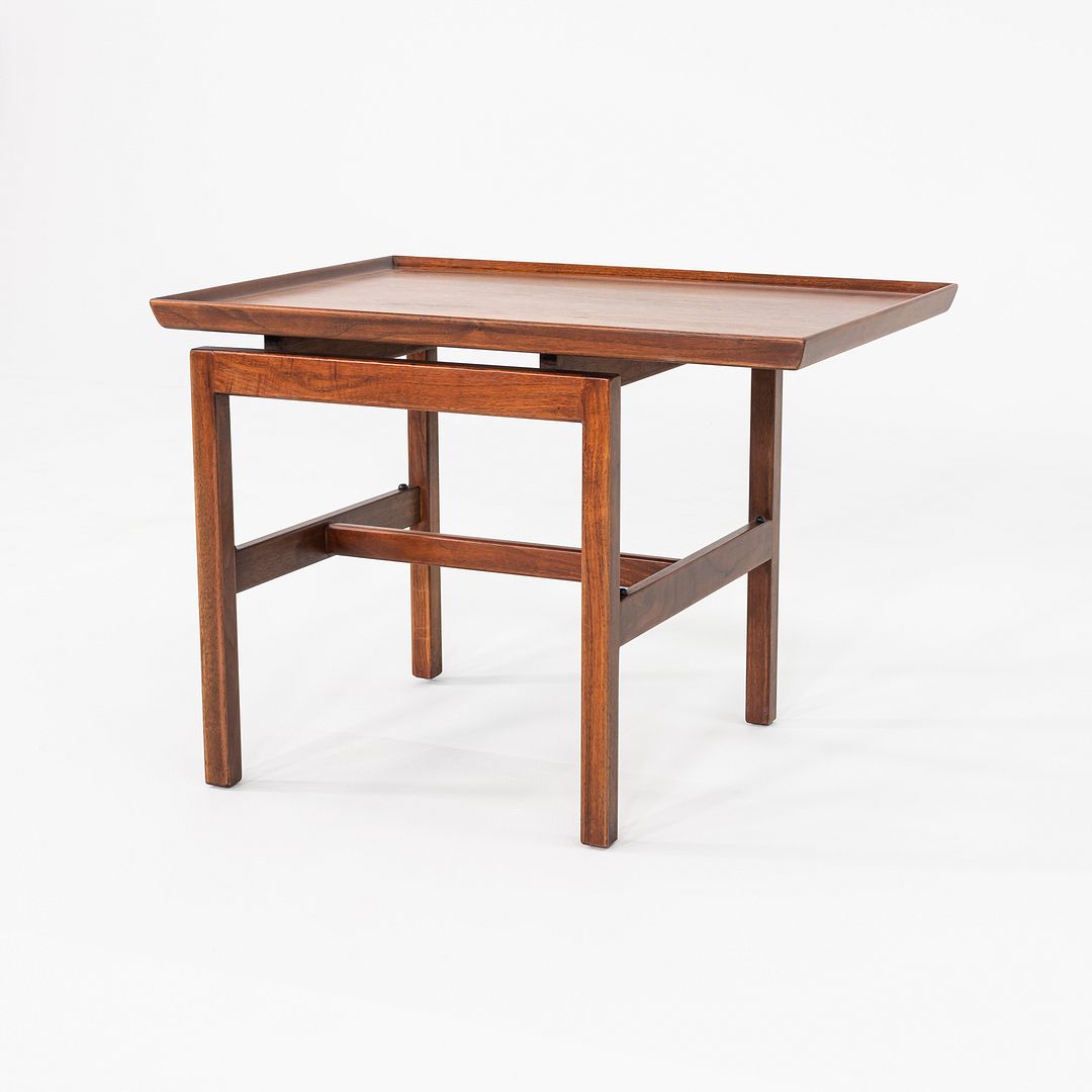 1970s Jens Risom Designs Side / End Table Comprised of Walnut 21x30x22 inches