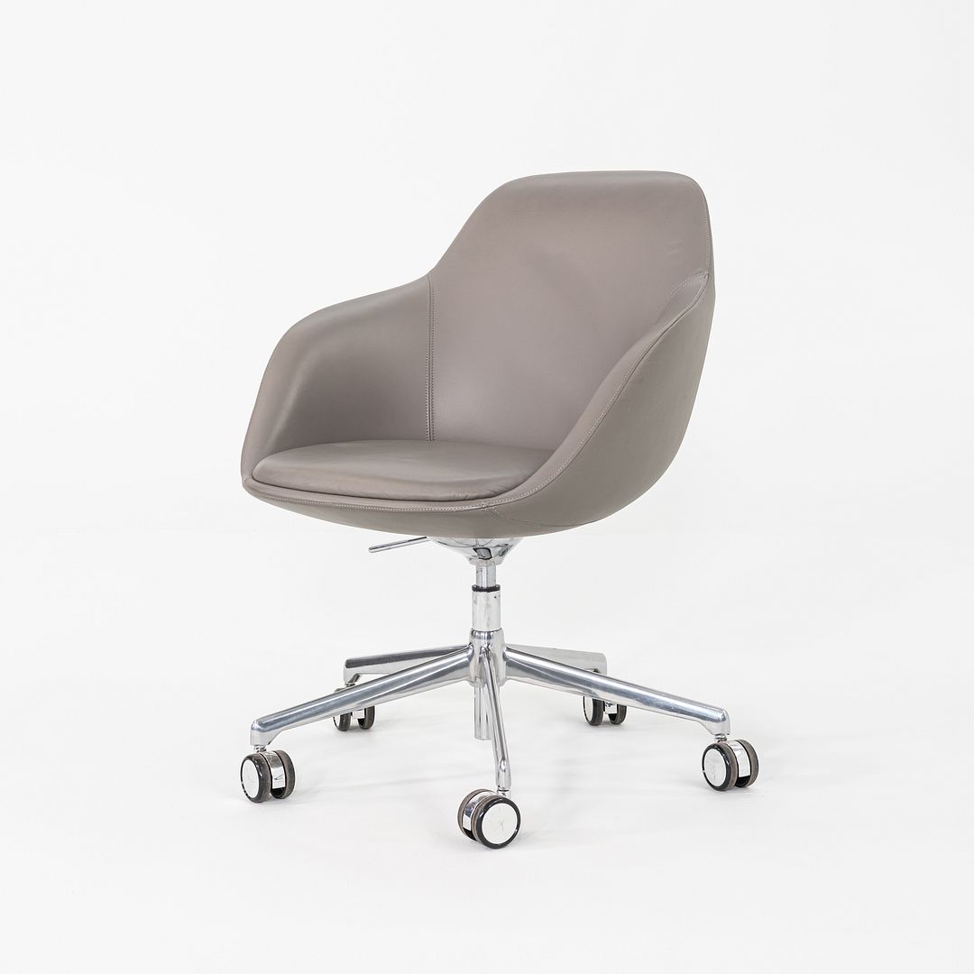 2020s Noe Duchaufour-Lawrance for Bernhardt Design Chantal Desk Chair in Grey