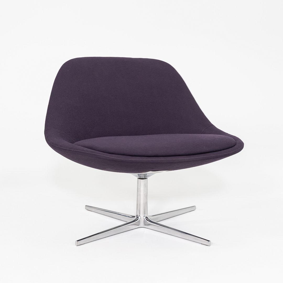 2010s Pair of Noé Duchaufour-Lawrance Chiara Swivel Lounge Chairs for Bernhardt