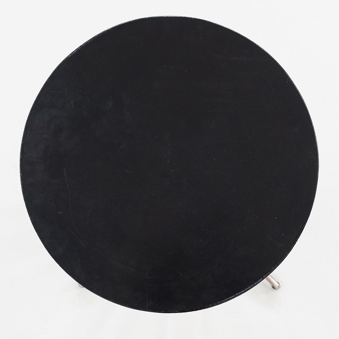 1960s Chromed Steel Hightop Dining Cafe Table after Chromcraft JB VAN Sciver